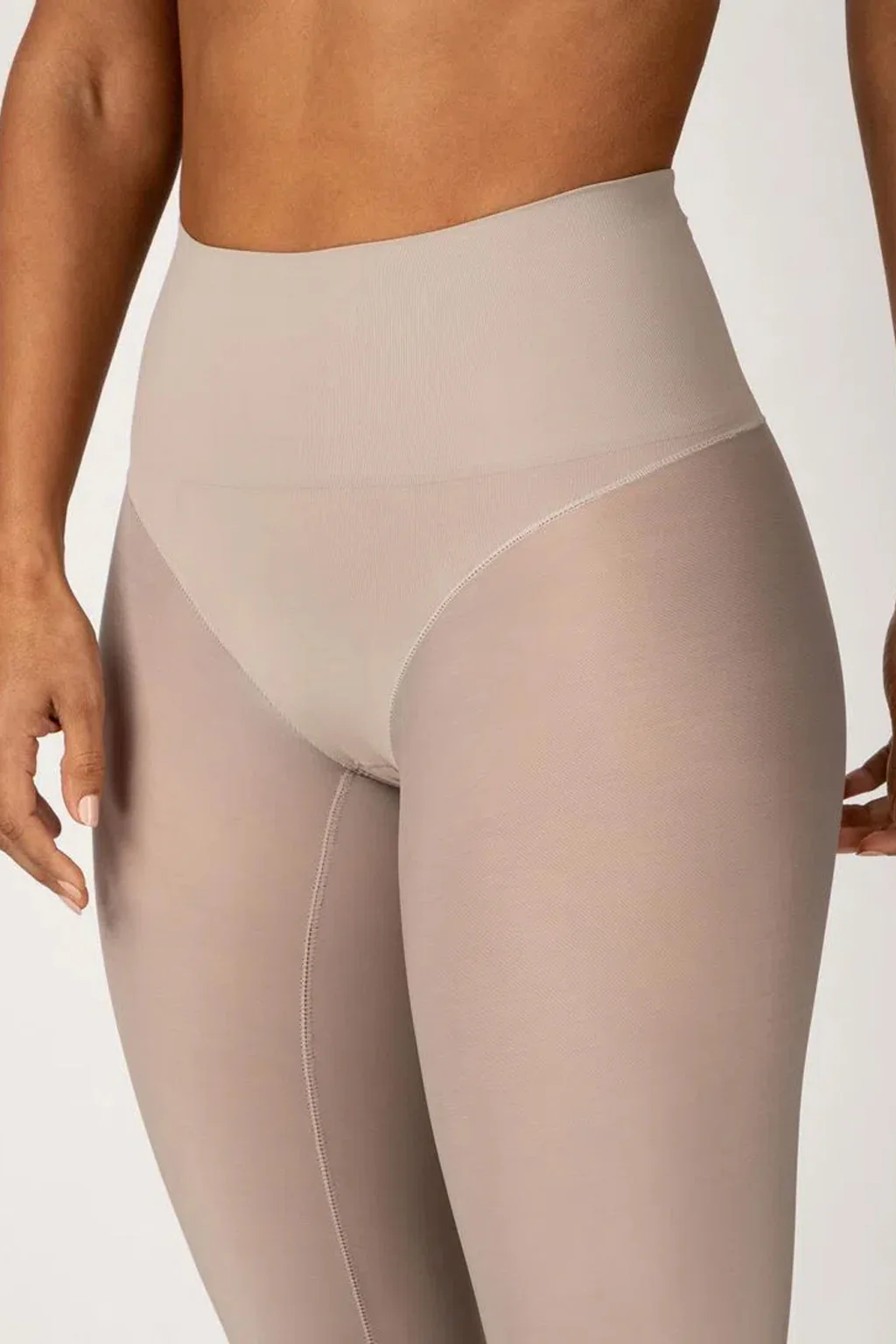 Seamless Super Abdomen Compression Body Shaping Capri - Image 4