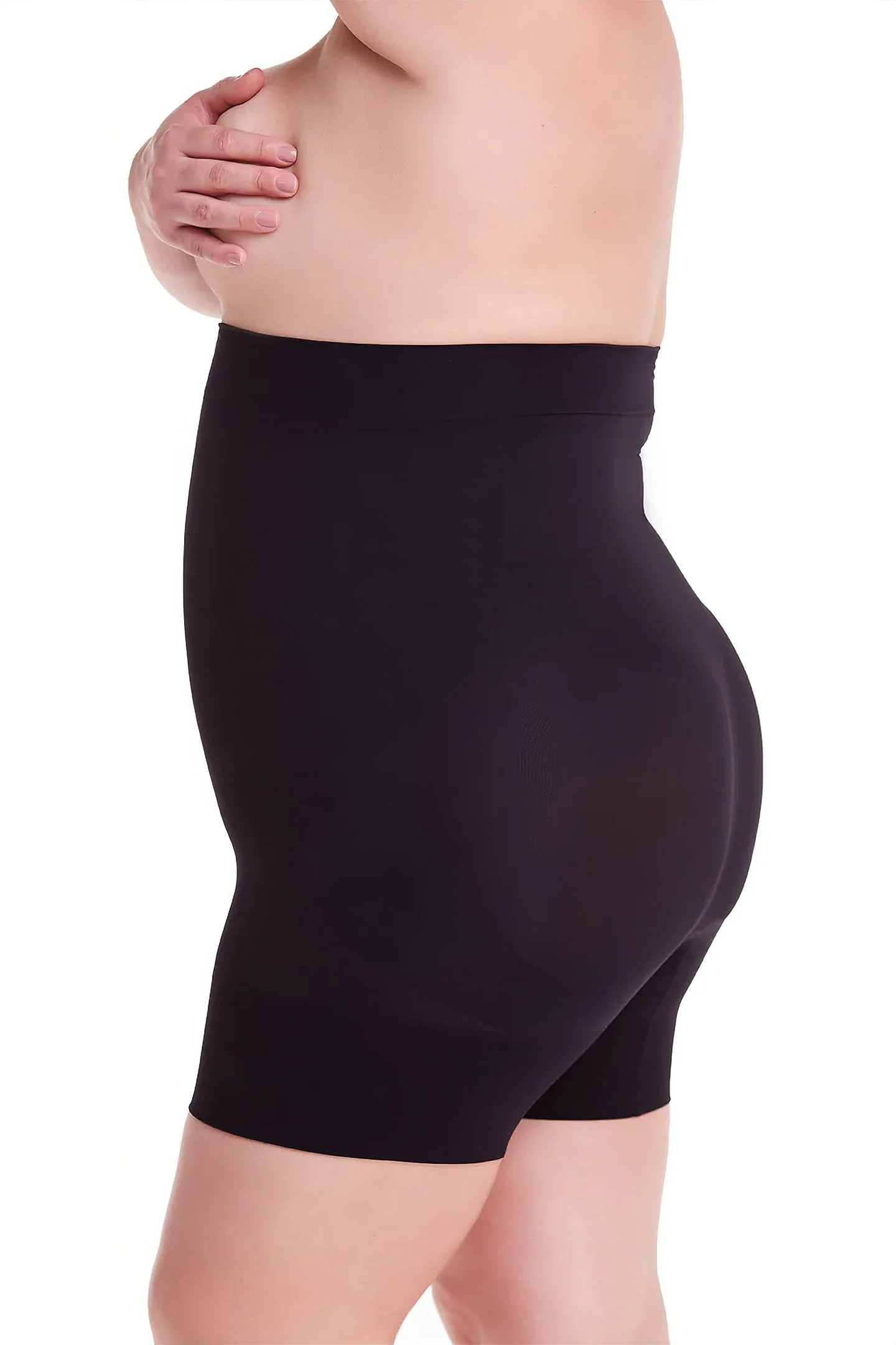 Laser Cut High Waist Abdomen Control Boxer - Image 12
