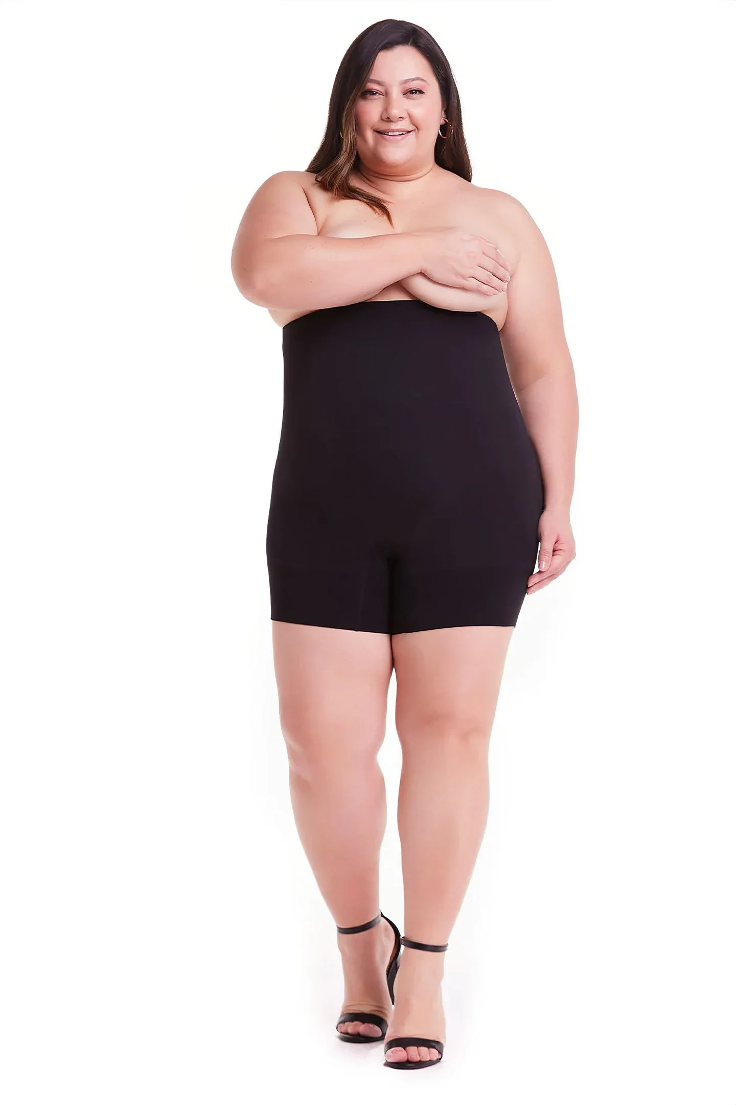 Laser Cut High Waist Abdomen Control Boxer - Image 15