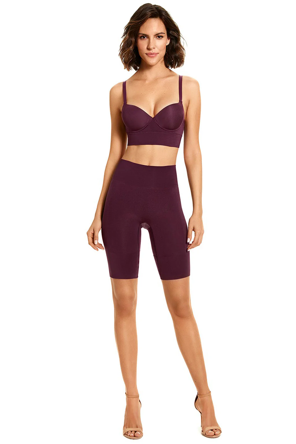 Make Up Skin Double Waist Thigh Slimming Bermuda - Image 10