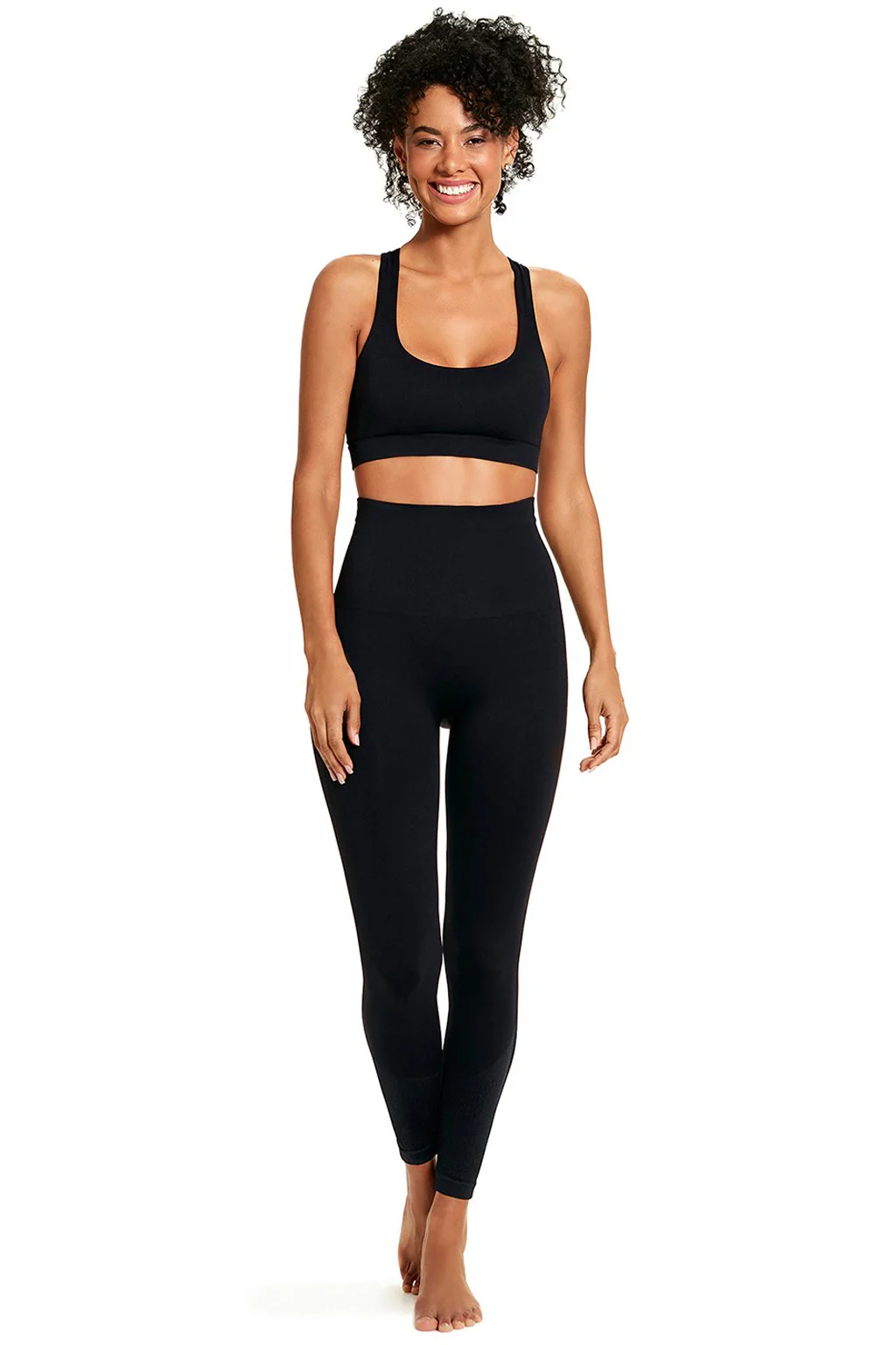 Comfortable Support Breathable Swimmer Design Sports Bra - Image 12