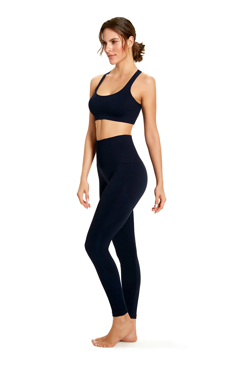 Comfortable Support Breathable Swimmer Design Sports Bra - Image 5
